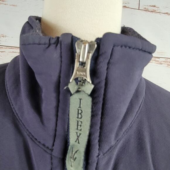 Ibex Skifans By Schoeller Jacket Wool Blend Purple Size XS - Picture 8 of 8